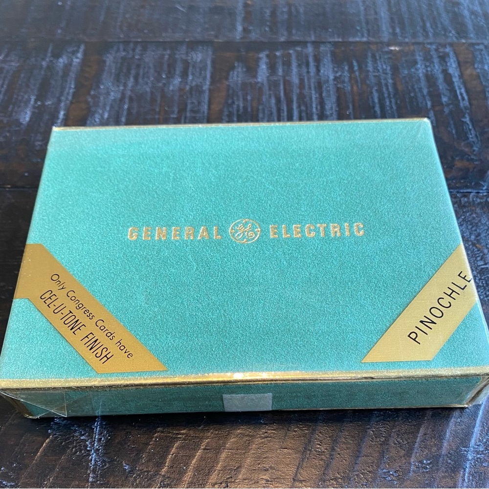 General Electric Pinochle Card Set - Sealed Never Opened